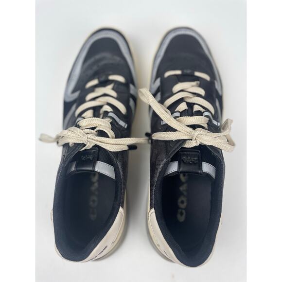 Coach CitySole Signature Court Sneakers Men’s 11D Black Charcoal G5015 main image 2